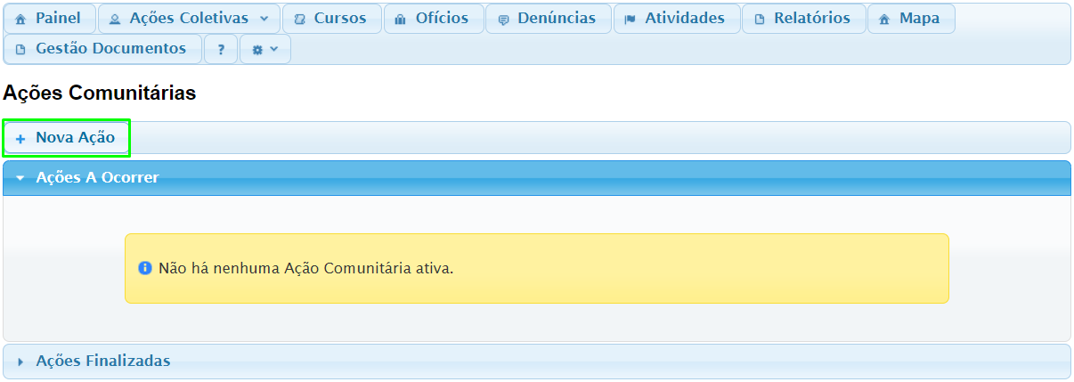Ações Coletivas Grupos do PAIF Ações Comunitarias Nova Ação.png