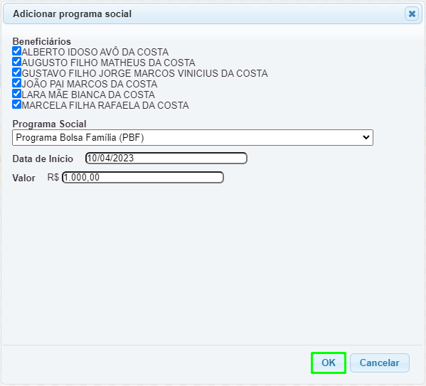 Em Atendimento Botão Adicionar Programas Sociais Formulario Prontuário Da Família.png