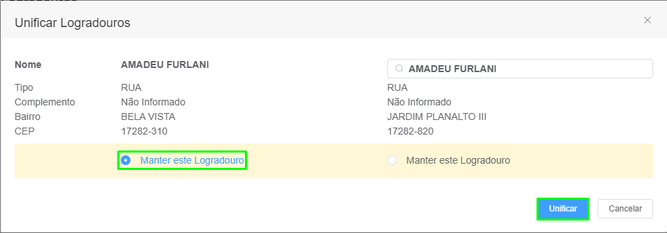 Unificação Logradouros Botão Unificar Confirmar Unificar.png