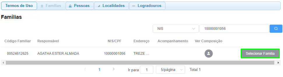 Unificação Famílias Busca por NIS Selecionar Família.png